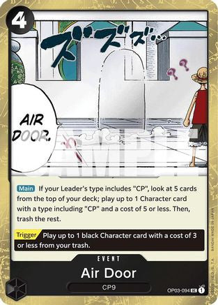 Air Door (Jolly Roger Foil) (OP03-094) Premium Booster -The Best- Foil