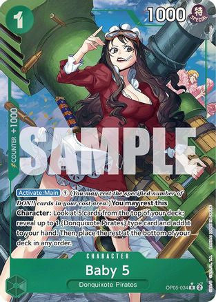 Baby 5 (OP05-034) (Alternate Art) (OP05-034) Premium Booster -The Best- Foil
