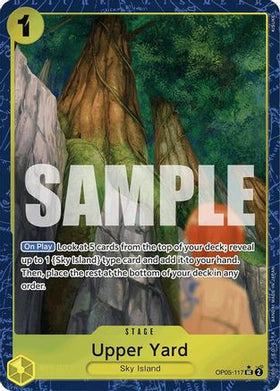 Upper Yard (Alternate Art) (OP05-117) Premium Booster -The Best- Foil