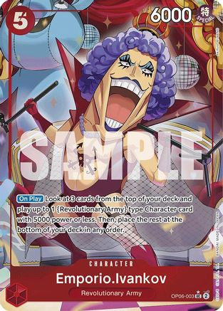 Emporio.Ivankov (Full Art) (OP06-003) Premium Booster -The Best- Foil
