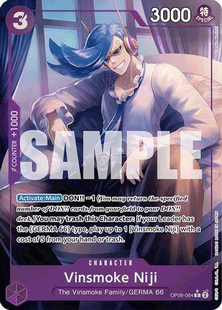 Vinsmoke Niji (OP06-064) (Full Art) (OP06-064) Premium Booster -The Best- Foil