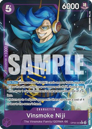 Vinsmoke Niji (OP06-065) (Alternate Art) (OP06-065) Premium Booster -The Best- Foil