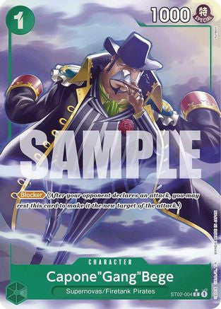 Capone"Gang"Bege (ST02-004) (Alternate Art) (ST02-004) Premium Booster -The Best- Foil