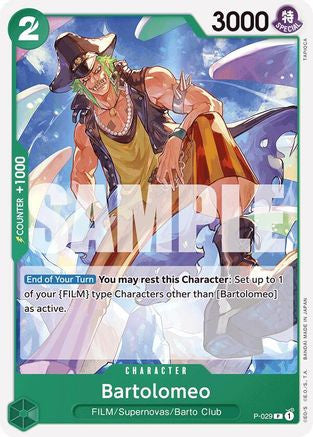 Bartolomeo (P-029) (Reprint) (P-029) Premium Booster -The Best-