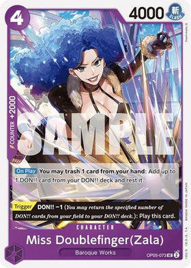 Miss Doublefinger(Zala) (Reprint) (OP05-073) Premium Booster -The Best-