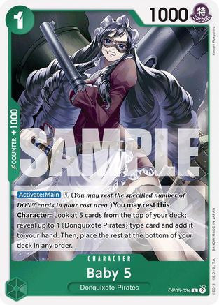 Baby 5 (OP05-034) (Reprint) (OP05-034) Premium Booster -The Best- Foil