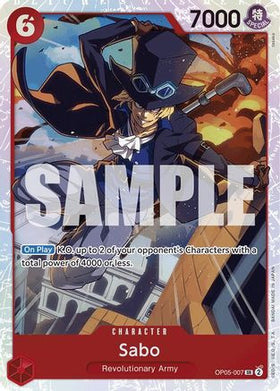Sabo (OP05-007) (Reprint) (OP05-007) Premium Booster -The Best- Foil