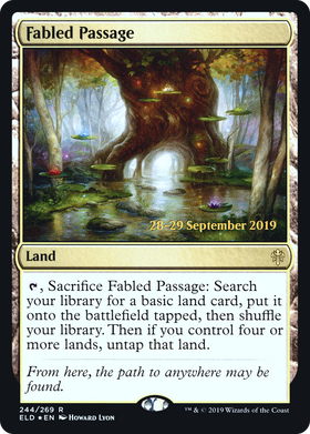 Fabled Passage (PRE-244S) - Throne of Eldraine Promos Foil