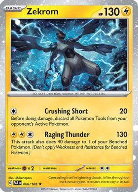 Zekrom - 066/182 (Cosmos Holo) 66 - Miscellaneous Cards Products Holofoil