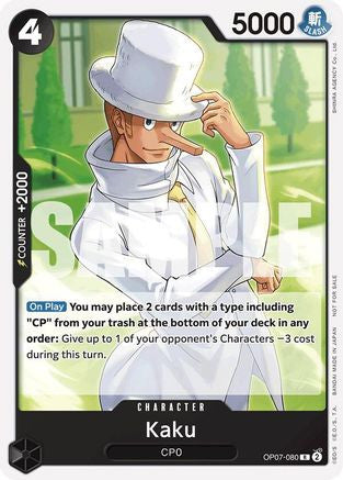 Kaku (Tournament Pack 2025 Vol. 1) (OP07-080) One Piece Promotion Cards