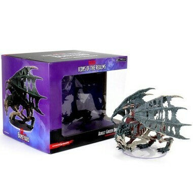 Dungeons & Dragons Miniatures: Icons of the Realms #18 Boneyard - Green Dracolich Premium Set