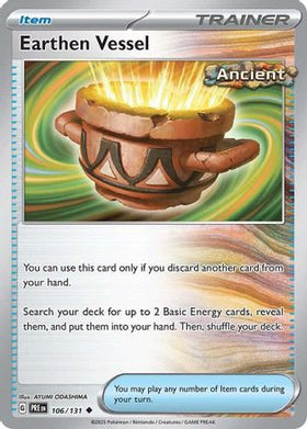 Earthen Vessel 106 - SV Prismatic Evolutions Reverse Holofoil