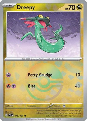 Dreepy (Poke Ball Pattern) 71 - SV Prismatic Evolutions Holofoil