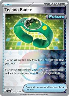 Techno Radar (Poke Ball Pattern) 130 - SV Prismatic Evolutions Holofoil