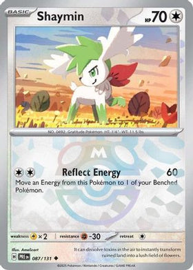 Shaymin (Master Ball Pattern) 87 - SV Prismatic Evolutions Holofoil