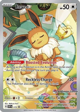 Eevee - 173 (Pokemon Center Exclusive) 173 - SV Scarlet Violet Promo Cards Holofoil (MP)