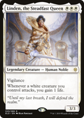 Linden, the Steadfast Queen (PPELD-020) - Throne of Eldraine Promos Foil