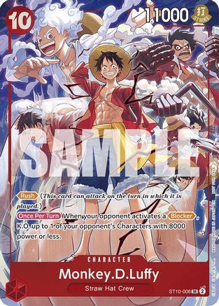 Monkey.D.Luffy (One Piece Day Dallas 2025) (ST10-006) One Piece Promotion Cards Foil