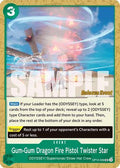 Gum-Gum Dragon Fire Pistol Twister Star (OP10-039) Royal Blood Release Event Cards