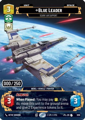 Blue Leader - Scarif Air Support (Serialized) (1098) - Jump to Lightspeed Foil