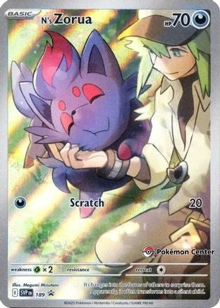 N's Zorua - 189 (Pokemon Center Exclusive) 189 - SV Scarlet Violet Promo Cards Holofoil