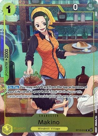 Makino (Premium Card Collection -Best Selection Vol. 3-) (ST13-012) One Piece Promotion Cards Foil