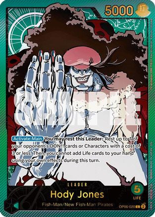 Hody Jones (SPR) (OP06-020) Extra Booster: Anime 25th Collection Foil