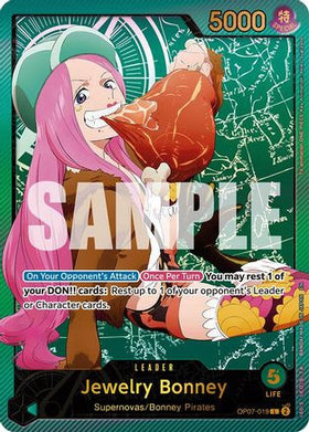 Jewelry Bonney (SPR) (OP07-019) Extra Booster: Anime 25th Collection Foil