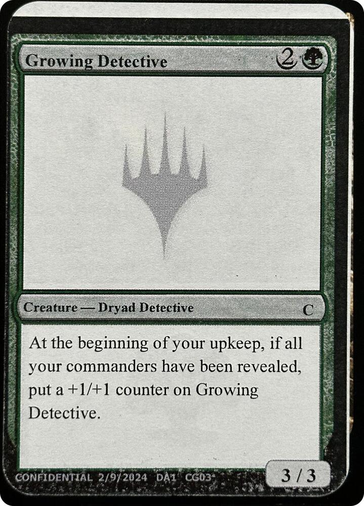 Growing Detective