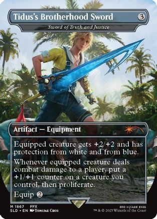 Tidus's Brotherhood Sword - Sword of Truth and Justice
