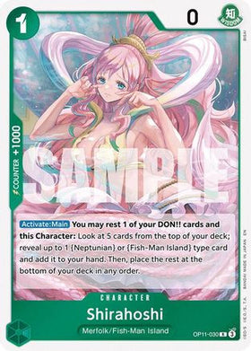 Shirahoshi (030) (OP11-030) A Fist of Divine Speed Foil