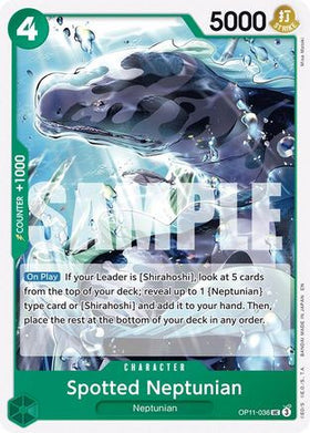 Spotted Neptunian (OP11-036) A Fist of Divine Speed