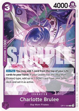 Charlotte Brulee (OP11-069) A Fist of Divine Speed Foil
