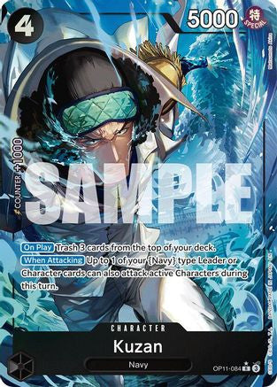 Kuzan (Alternate Art) (OP11-084) A Fist of Divine Speed Foil