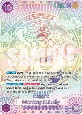 Monkey.D.Luffy (119) (SP) (OP05-119) A Fist of Divine Speed Foil