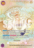 Monkey.D.Luffy (119) (SP) (Gold) (OP05-119) A Fist of Divine Speed Foil