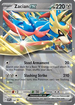 Zacian ex - 198 198 - SV Scarlet Violet Promo Cards Holofoil
