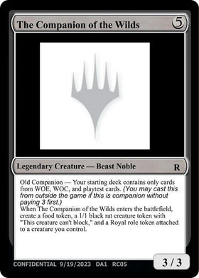 The Companion of the Wilds