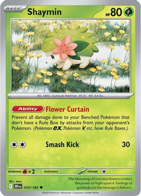 Shaymin - 010/182 10 - SV10 Destined Rivals Reverse Holofoil