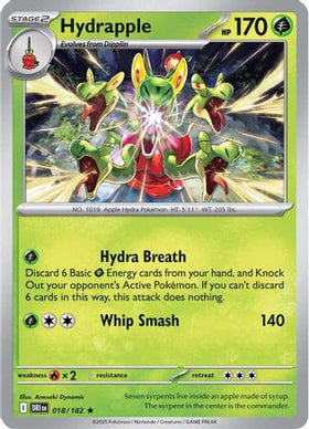 Hydrapple - 018/182 18 - SV10 Destined Rivals Reverse Holofoil