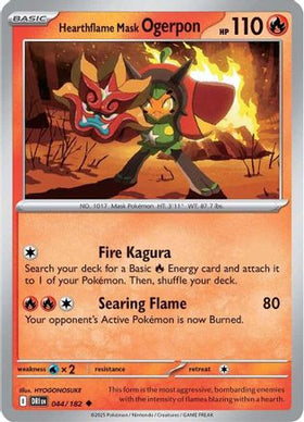 Hearthflame Mask Ogerpon 44 - SV10 Destined Rivals