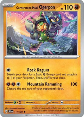 Cornerstone Mask Ogerpon 111 - SV10 Destined Rivals
