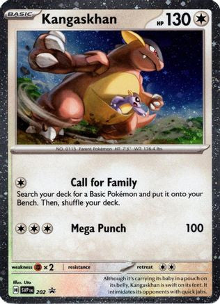 Kangaskhan - 202 (Cosmos Holo) 202 - SV Scarlet Violet Promo Cards Holofoil