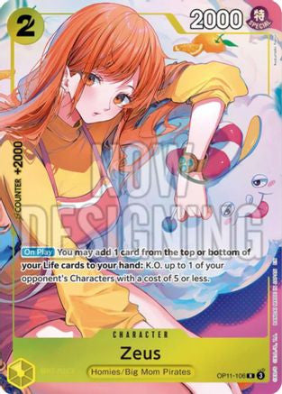 Zeus (Official Playmat -Bandai Card Games Fest 24-25 Edition-) (OP11-106) One Piece Promotion Cards Foil