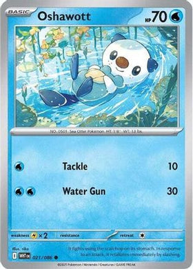 Oshawott 21 - SV White Flare Holofoil