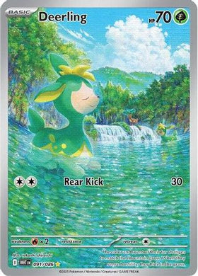 Deerling - 091/086 91 - SV White Flare Holofoil