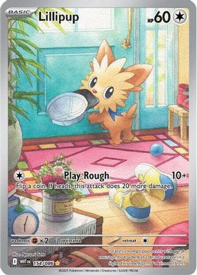 Lillipup - 154/086 154 - SV White Flare Holofoil