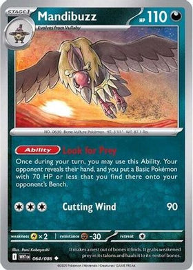 Mandibuzz 64 - SV White Flare Reverse Holofoil