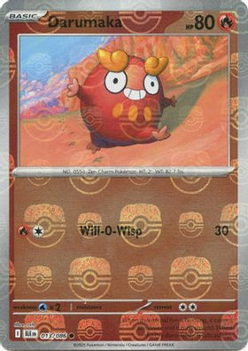 Darumaka (Master Ball Pattern) 13 - SV Black Bolt Holofoil