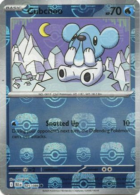Cubchoo (Master Ball Pattern) 25 - SV Black Bolt Holofoil